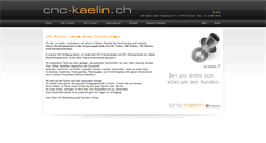 Desktop Screenshot of cnc-kaelin.ch